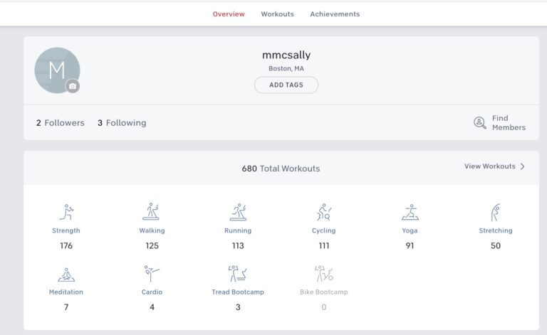 Peloton Profile Overview Melanie McSally